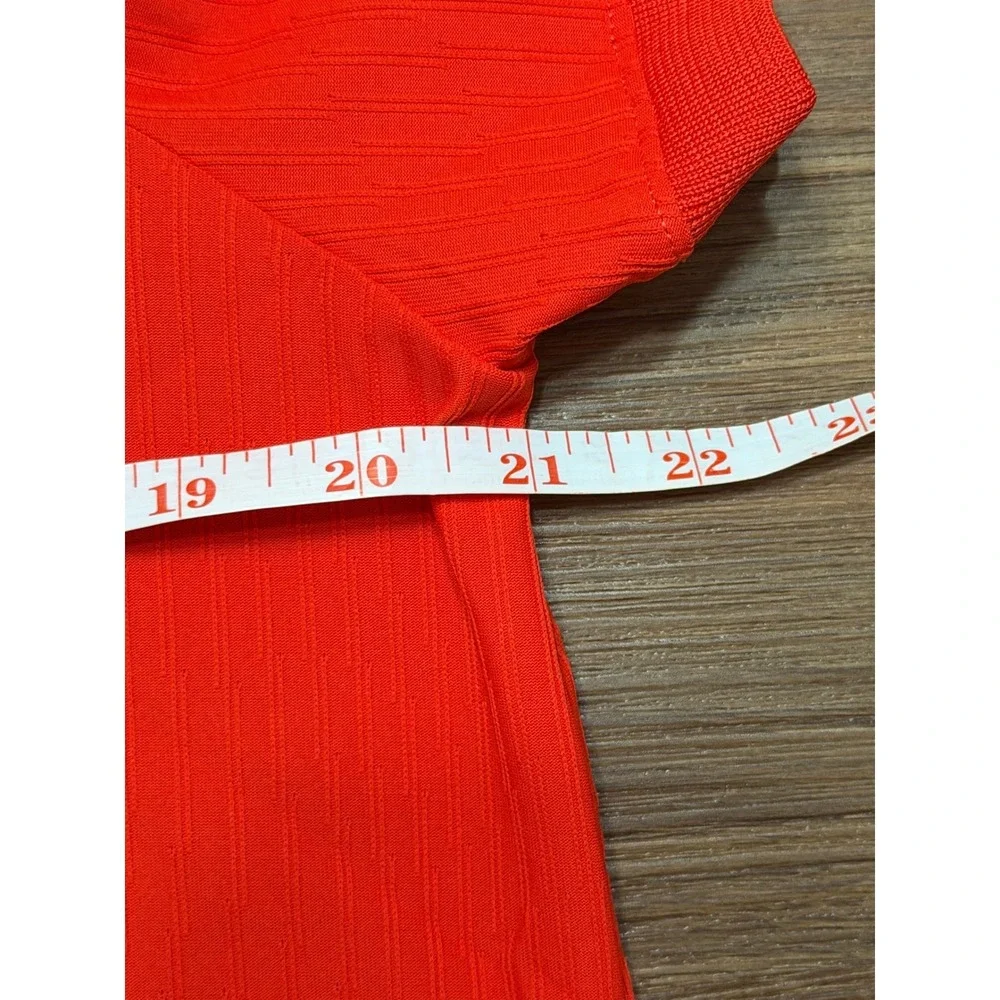 Nike Court Slam ADV Dri-FIT 1/4 Zip Tennis Polo Red Slim Fit (HQ0792-673) Sz L